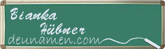 Bianka Hübner Visitenkarte